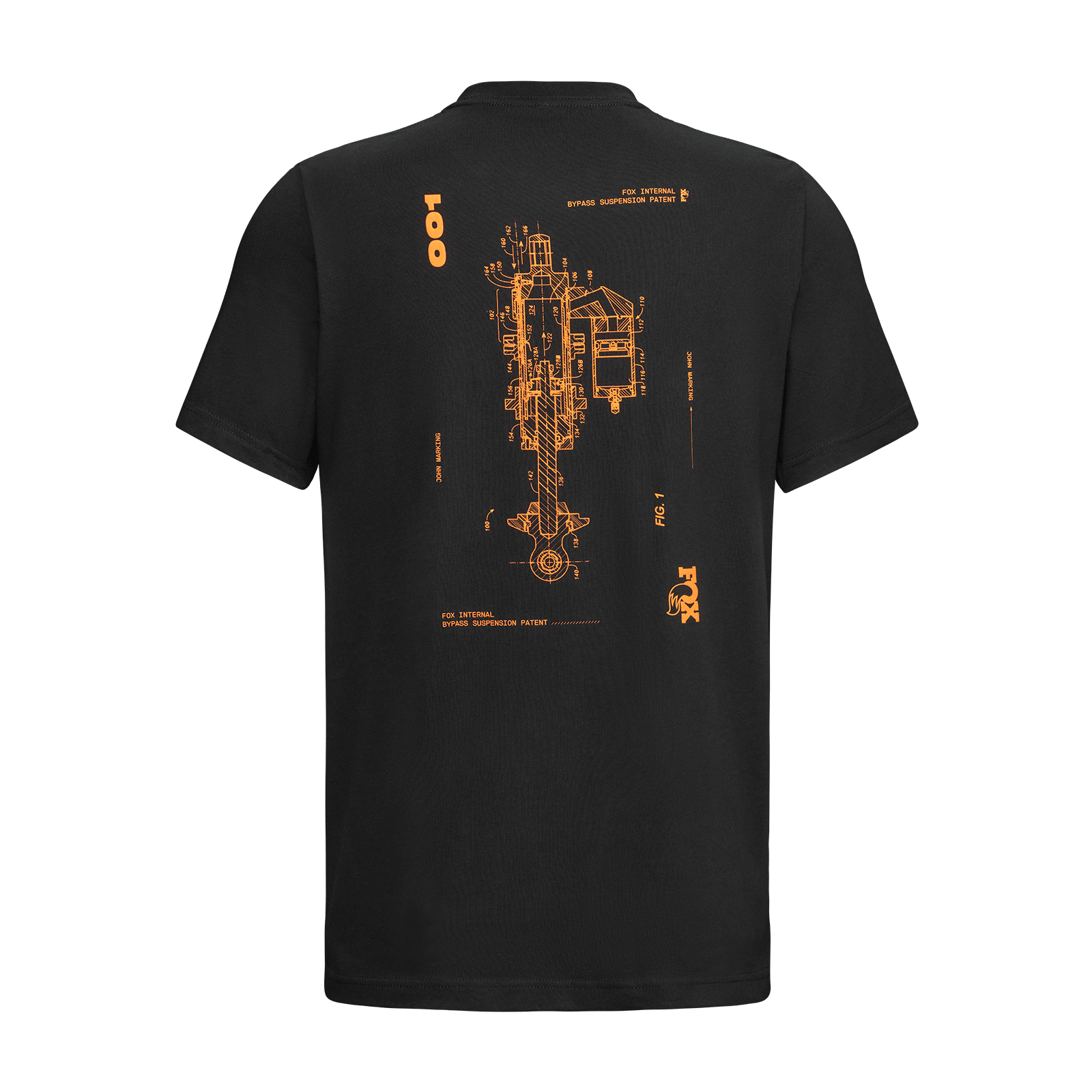 【Raucohouse】Landa 2-way stripe unbalance T-shirt Schematic Short Sleeve T-Shirt – RideFOX CA