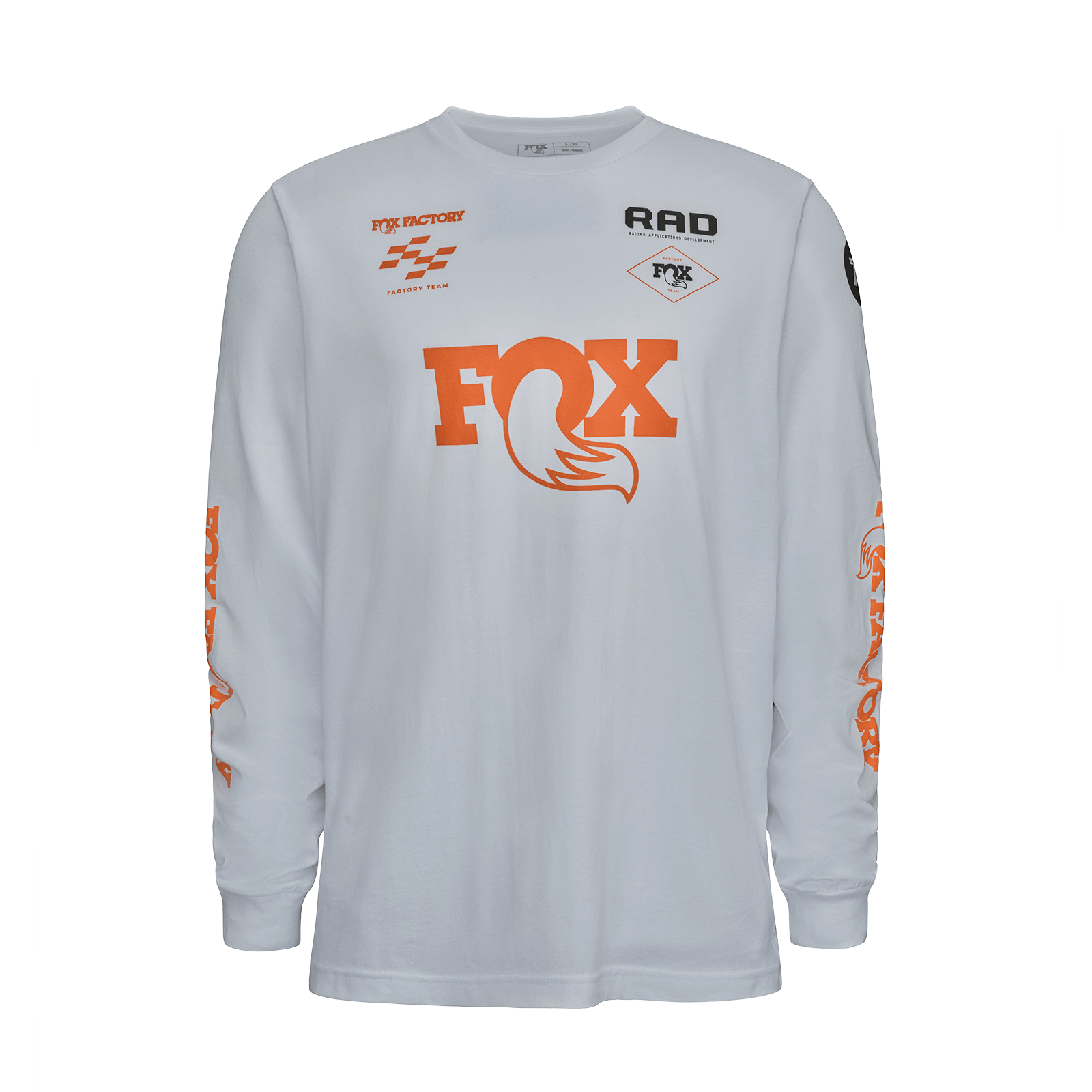 【KOOLOSET】Racing Act Long Sleeve DK Retro Race Long Sleeve Tee - Size XX-Large (2XL) - White