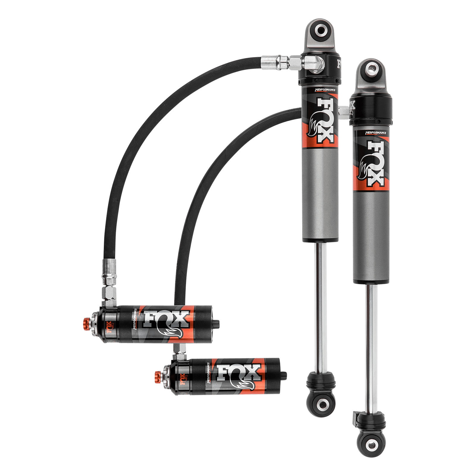 FOX 2.5 Front Shocks w/ DSC Reservoir Adjuster | 2-3 Inch Lift